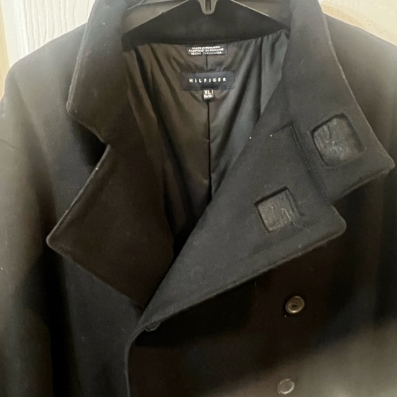 MEN TOMMY HILFIGER NAVY WOOL JACKET - Picture 13 of 13